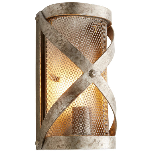 Byzantine Wall Sconce – Antique Wall Lighting Fixture in Graphite Finish | Llama Luxe Collection