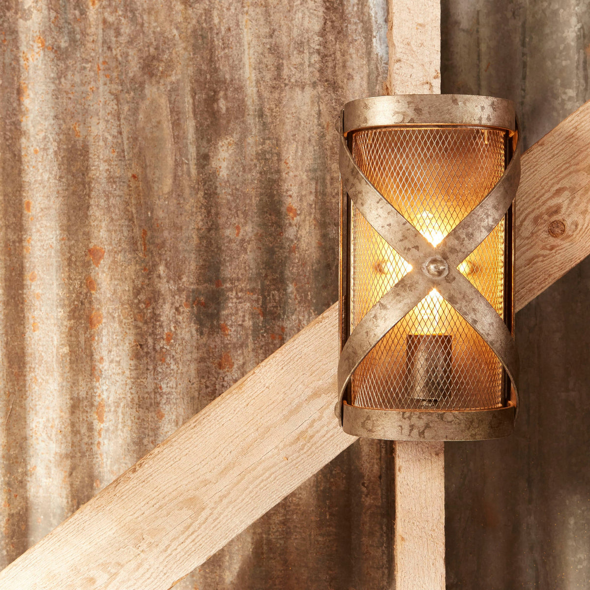 Byzantine Wall Sconce – Antique Wall Lighting Fixture in Graphite Finish | Llama Luxe Collection