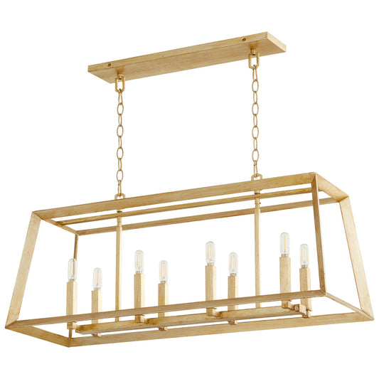 Hyperion 8 Light Island | Small Industrial Pendant Light